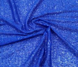 Пайетка на сетке Змейка электрик