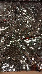 Пайетка серебряная