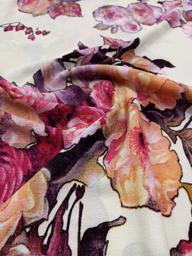 Креп Розый на пудровом