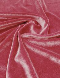 Бархат-стрейч розовый