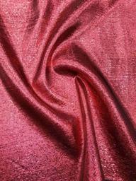 Парча Топаз с узором тёмно-красная