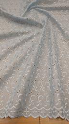 Шитьё на хлопке рис.1 голубое