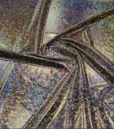 Трикотаж Диско Голограмма серебро крупное