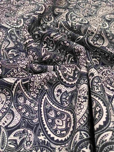 Джинс стрейч Пейсли синий