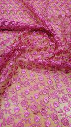 Гипюр Индонезия фуксия M