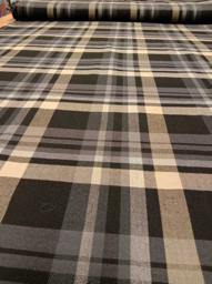 Костюмная клетка  серая/коричневая