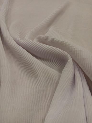 Шифон-плисе белый