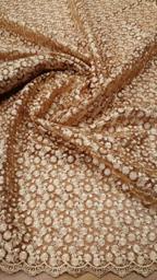 Гипюр Индонезия золотой песок SS