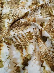 Плательная Рябь коричневая