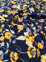 Плательная Цветы горчица