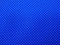 Лоренция Горох 0,15 см электрик/белый