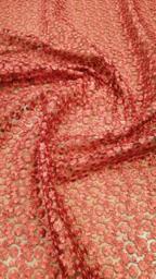 Гипюр Индонезия красный S