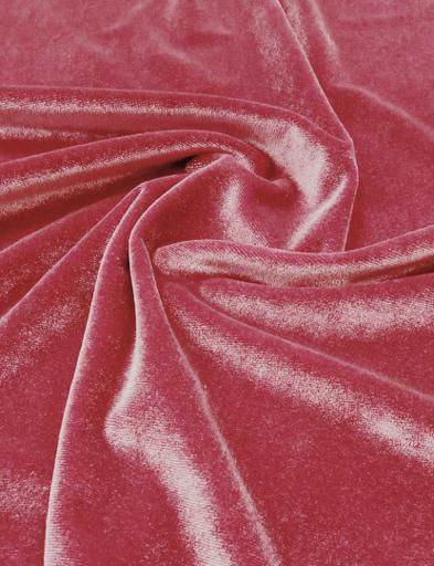 Бархат-стрейч розовый