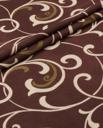 Бязь Вензель коричневый