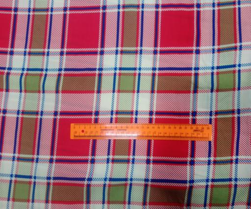 Штапель клетка красный зелёный