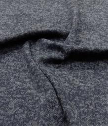 Трикотаж Меланж тёмно-синий