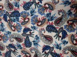 Штапель  Фантазия на белом