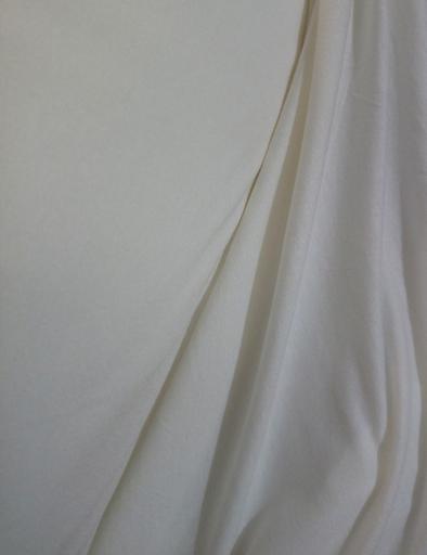 Трикотаж Хлопок однотонный молочный