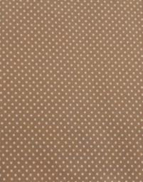 Бязь Горошек на бежевом