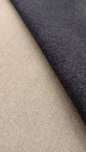 Пальтовая Кашемир двусторонняя светло-серая/тёмно-синяя