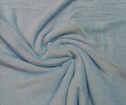 Велсофт махровый матовый голубой