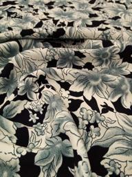 Лоренция Листья Серый/Чёрный