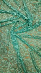 Кружево стрейч плотное бирюзовое