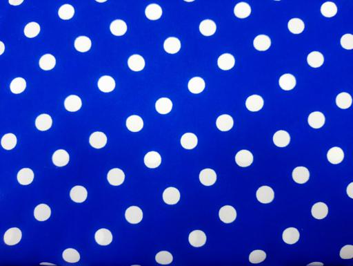 Лоренция Горох 1 см электрик/белый