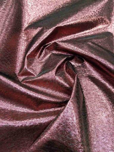 Парча Топаз с узором бордовая