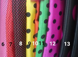 Атлас стрейч горохи (16 вариантов)