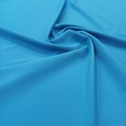 Плательная однотонная голубая