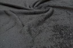 Велсофт махровый матовый чёрный