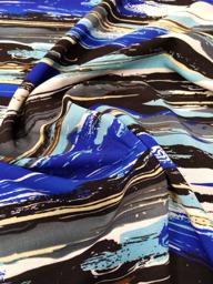 Плательная Полоски синие