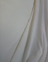 Трикотаж Хлопок однотонный молочный