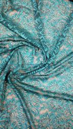 Кружево стрейч плотное зелёное