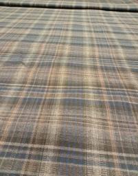 Костюмная клетка серая/синяя