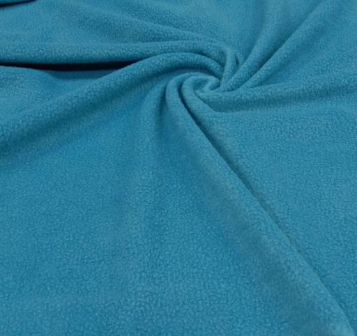 Флис однотонный бирюзовый