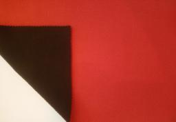 Флис двусторонний коричневый и терракот