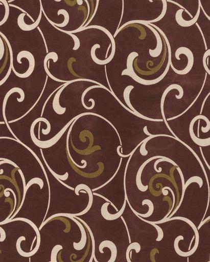 Бязь Вензель коричневый