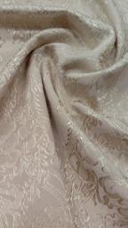 Жаккард-хлопок гладкокрашенный айвори