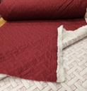 Подкладочная стёганая матовая бордовая