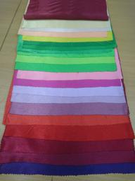 Креп-сатин  образец 2 цветов21 (всего 60 цветов) цвет набор 2