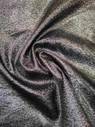 Парча Топаз с узором чёрная