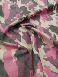 Джинс стрейч Камуфляж розовый