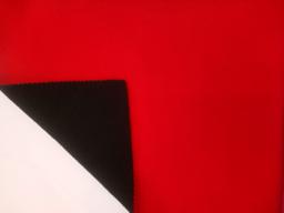 Флис двусторонний чёрный и красный