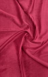 Вельвет однотонный бордовый