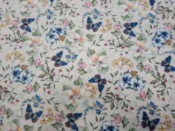 Софт бабочки цветы пудровый