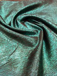 Парча Топаз с узором морская волна