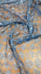 Гипюр Индонезия голубой L