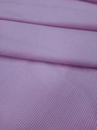 Клетка Виши хлопок розовый/белый